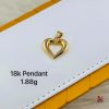 18K GOLD PENDENT