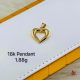 18K GOLD PENDENT