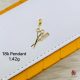 18K GOLD PENDENT