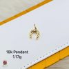 18K GOLD PENDENT