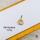 18K GOLD PENDENT