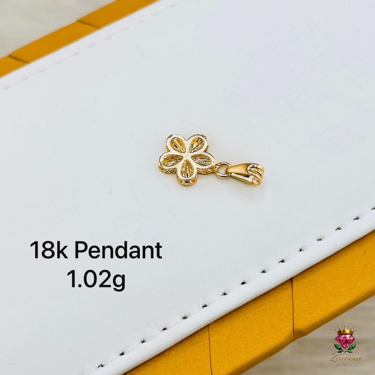 18K GOLD PENDENT