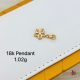 18K GOLD PENDENT