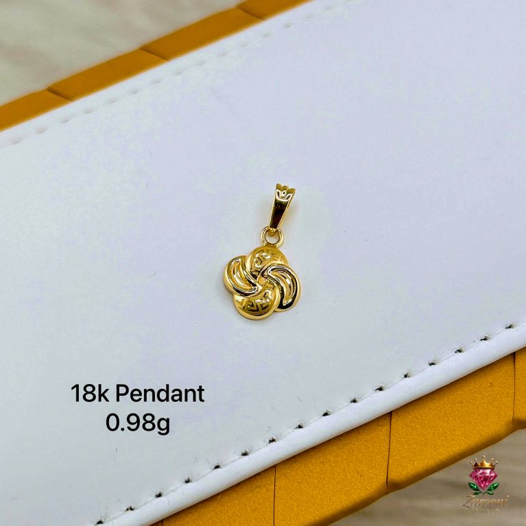 18K GOLD PENDENT
