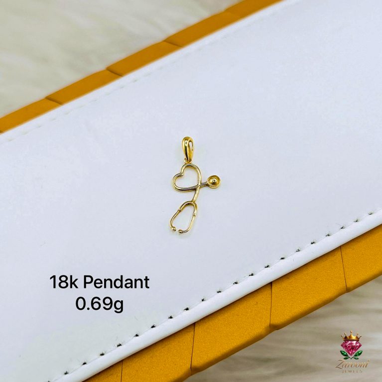 18K GOLD PENDENT