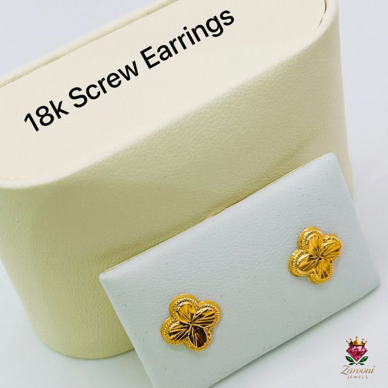 18K GOLD EARRING