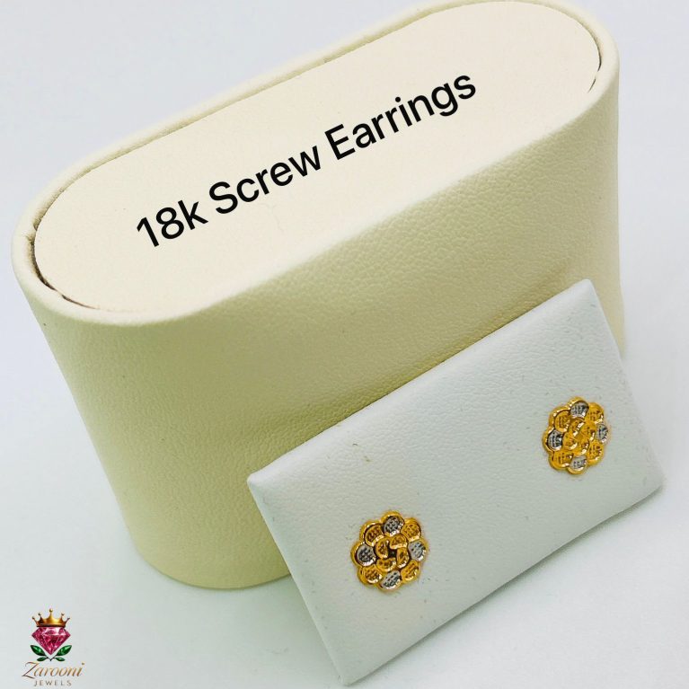 18K GOLD EARRING