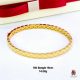 18K GOLD BANGLE