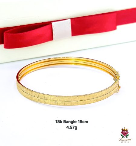 18K GOLD BANGLE
