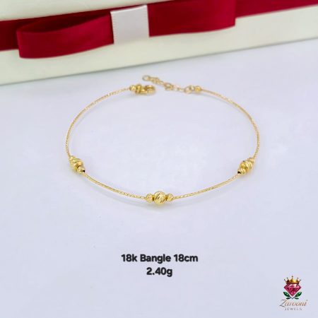 18K GOLD BANGLE