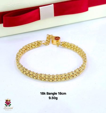 18K GOLD BANGLE