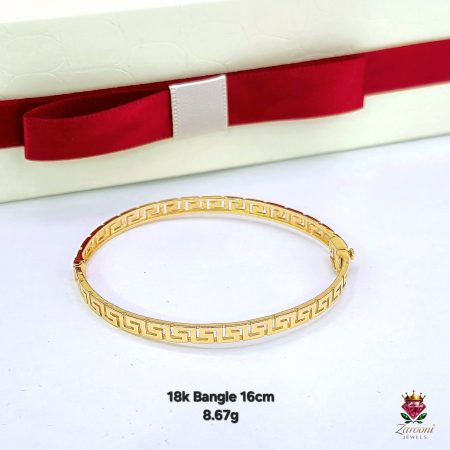 18K GOLD BANGLE